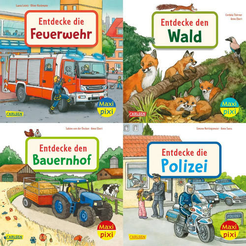 Maxi pixi 4er set - 97:, entdecke